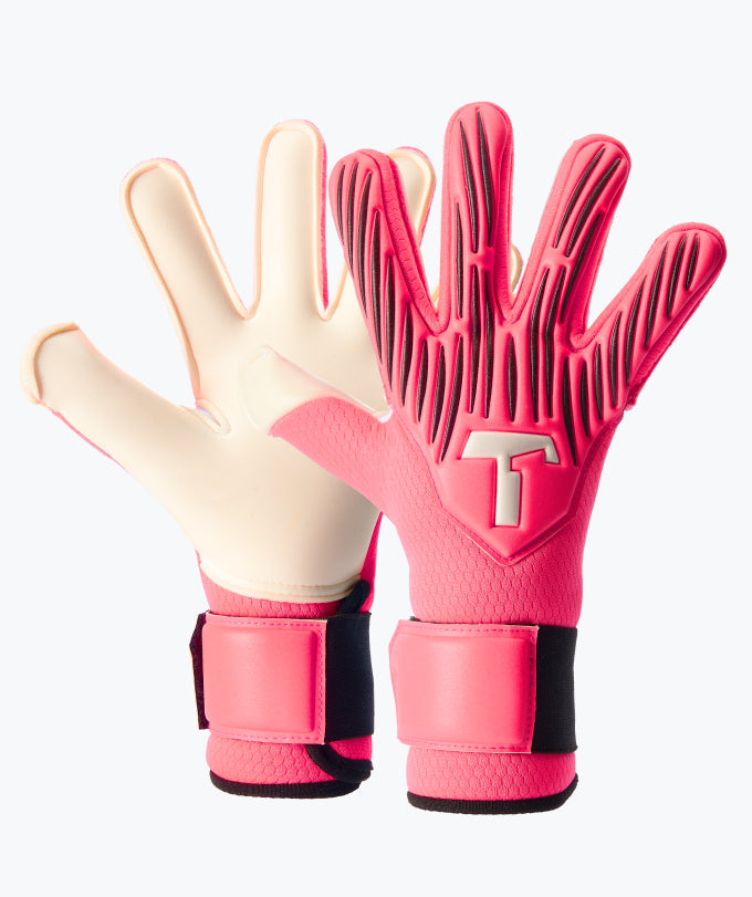 Pink soccer gloves on sale